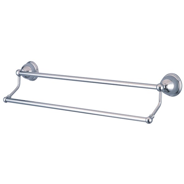 Kingston Brass Restoration 18" Dual Towel Bar, Chrome BA396318C - main